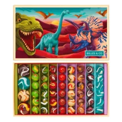 Szklane kulki DINOZAURY