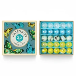 Szklane kulki Mini-Box NIEBIESKIE MOTYLE