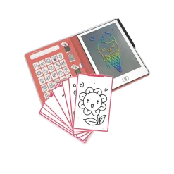 Tablet graficzny z szablonami do rysowania KIDYDRAW-MINI - kawai