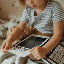 Tablet graficzny z szablonami do rysowania KIDYDRAW-MINI - zwierzęta