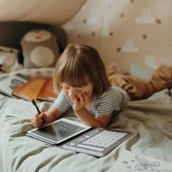 Tablet graficzny z szablonami do rysowania KIDYDRAW-MINI - ocean i piraci