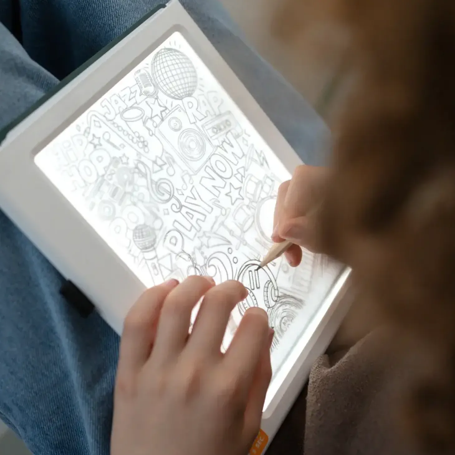 Tablet graficzny z szablonami do rysowania KIDYDRAW-PAD - Meli Melo, 10+