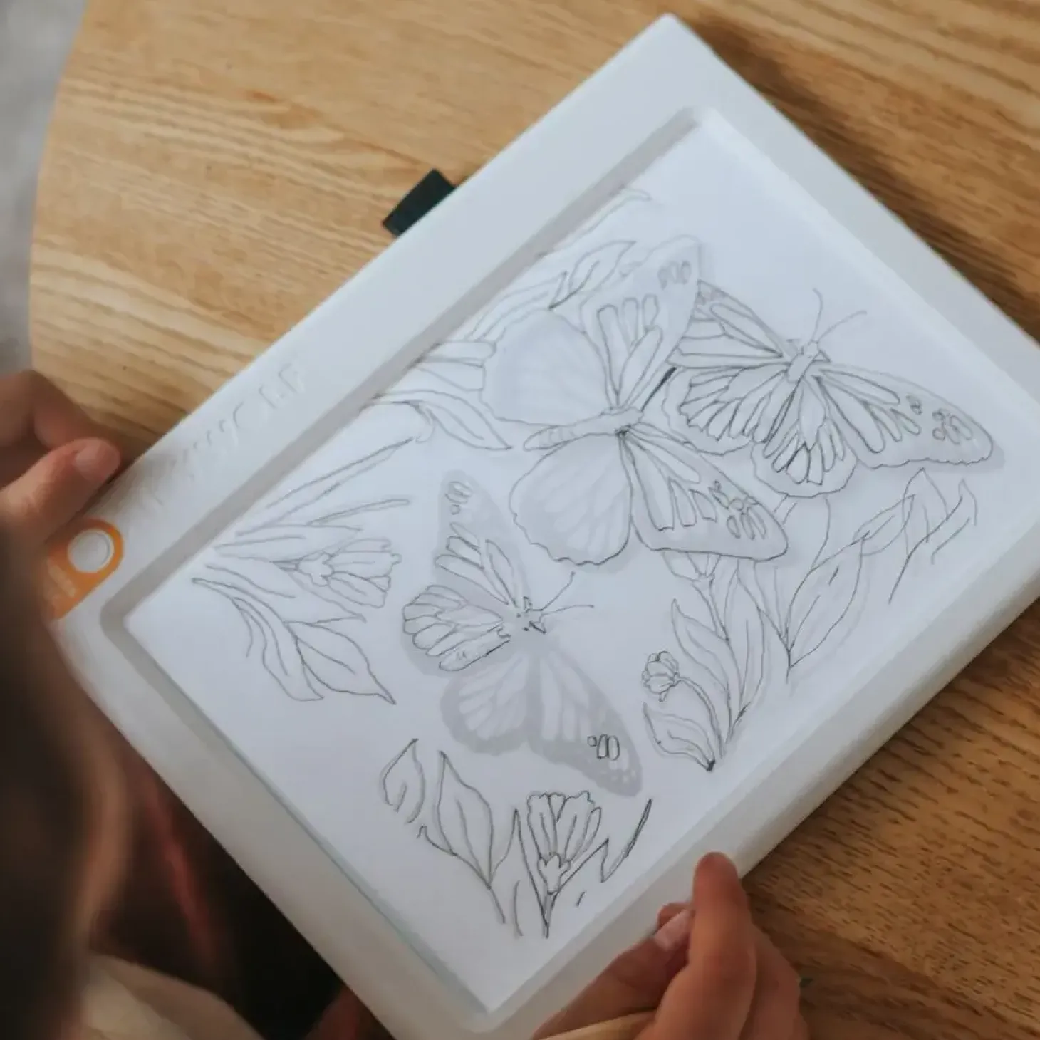Tablet graficzny z szablonami do rysowania KIDYDRAW-PAD - Animals, 8+