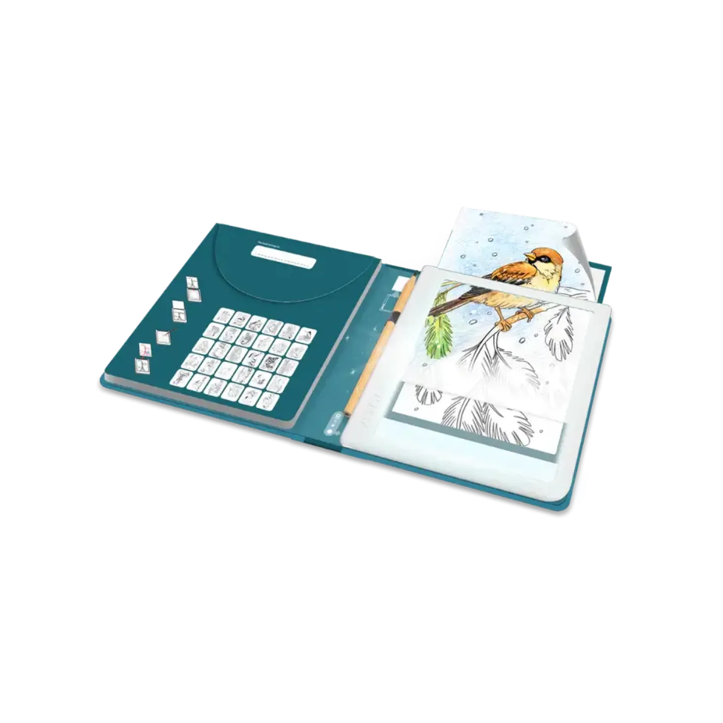 Tablet graficzny z szablonami do rysowania KIDYDRAW-PAD - Animals, 8+