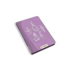 Tablet graficzny z szablonami do rysowania KIDYDRAW-MINI - princess