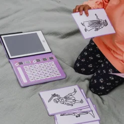 Tablet graficzny z szablonami do rysowania KIDYDRAW-MINI - princess