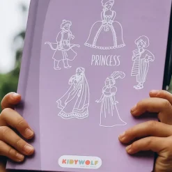 Tablet graficzny z szablonami do rysowania KIDYDRAW-MINI - princess