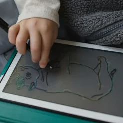 Tablet graficzny z szablonami do rysowania KIDYDRAW-MINI - zwierzęta dookoła świata
