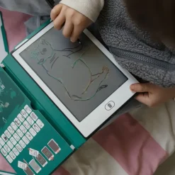 Tablet graficzny z szablonami do rysowania KIDYDRAW-MINI - zwierzęta dookoła świata