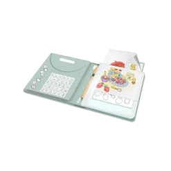 Tablet graficzny z szablonami do rysowania KIDYDRAW-PAD - Food around the world, 6+