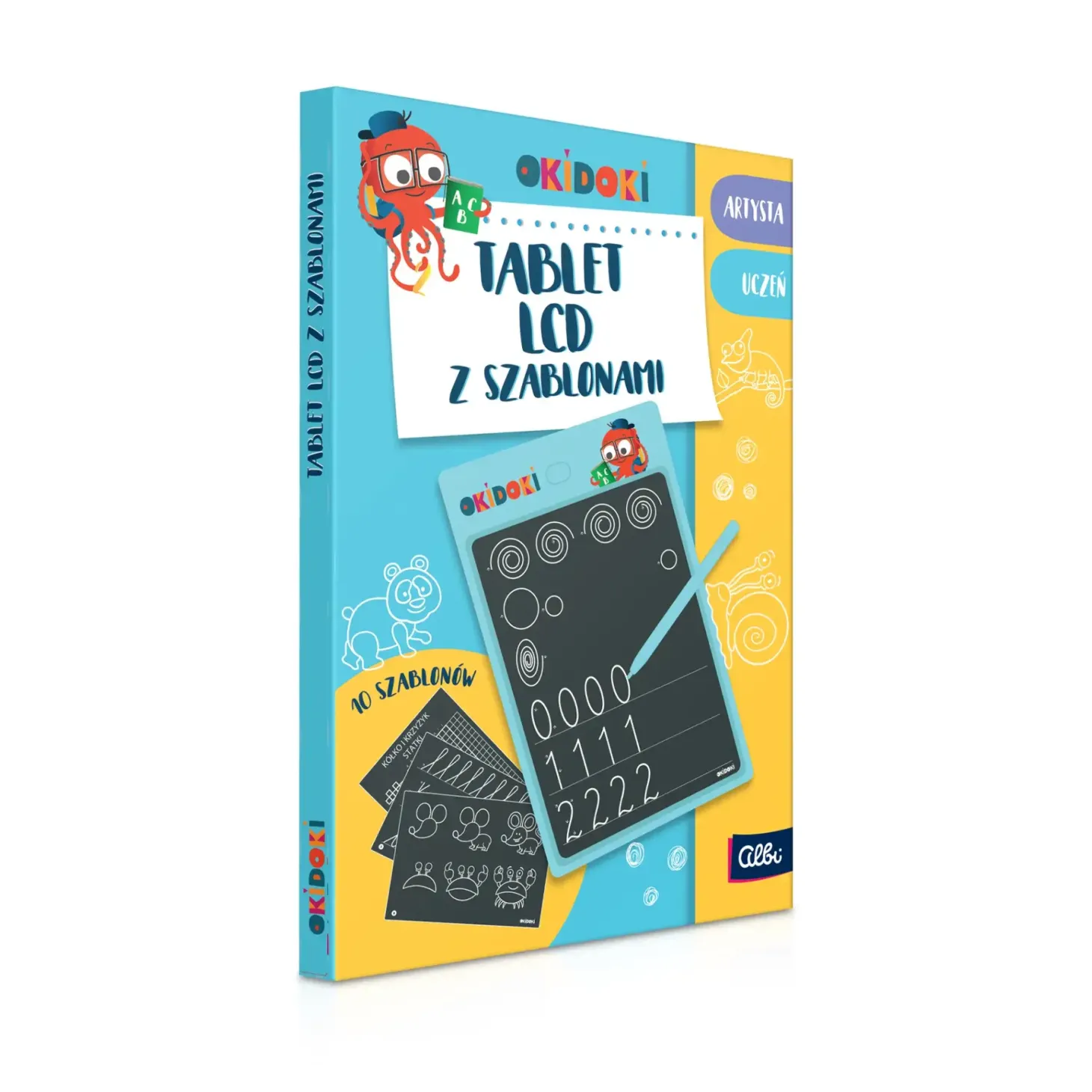 Tablet LCD z szablonami - OKIDOKI