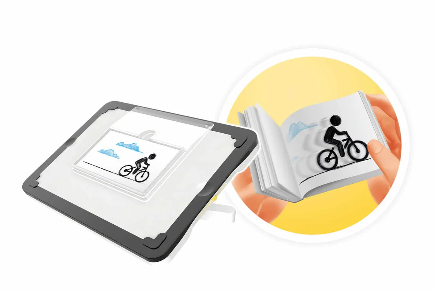 Tablet 3 w 1 z podświetleniem