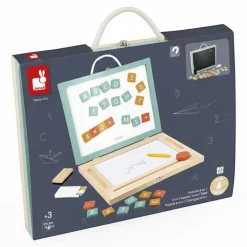 Tablica z magnesami i znikopisem w walizce 4w1 3+
