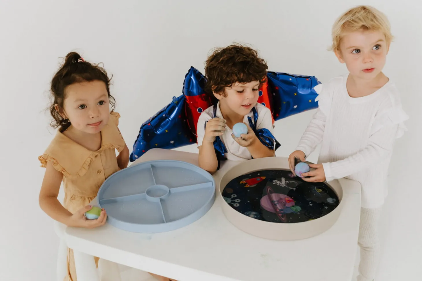 Tacka sensoryczna Play Tray 2w1 - Soft Blue