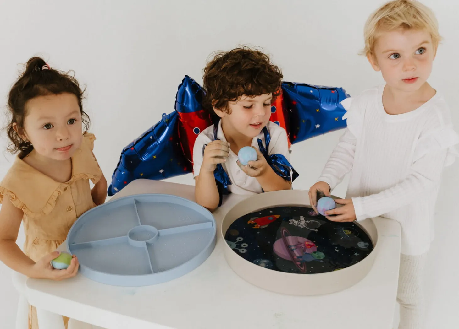 Tacka sensoryczna Play Tray 2w1 - Soft Blue