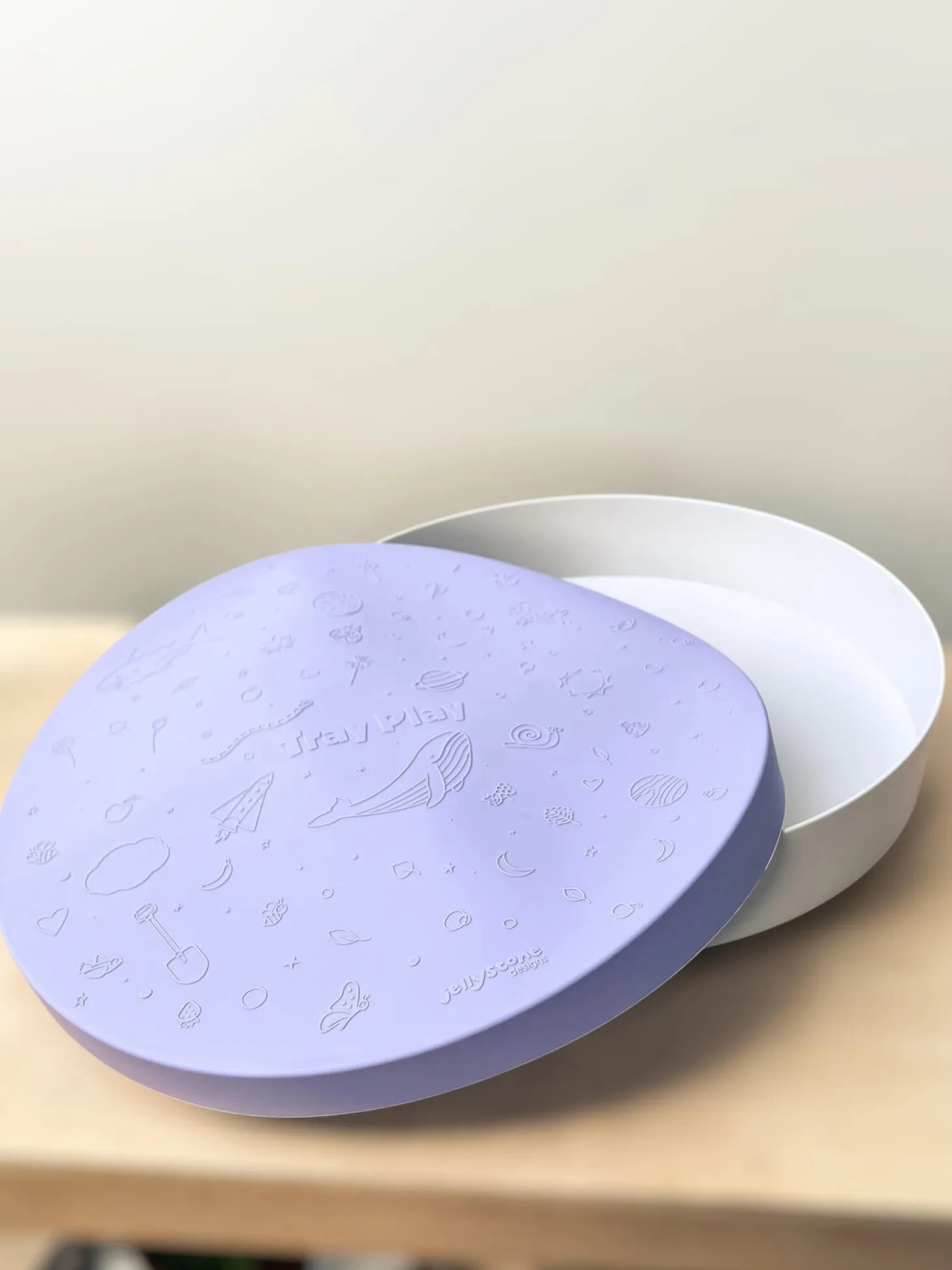 Tacka sensoryczna Play Tray 2w1 - Lilac