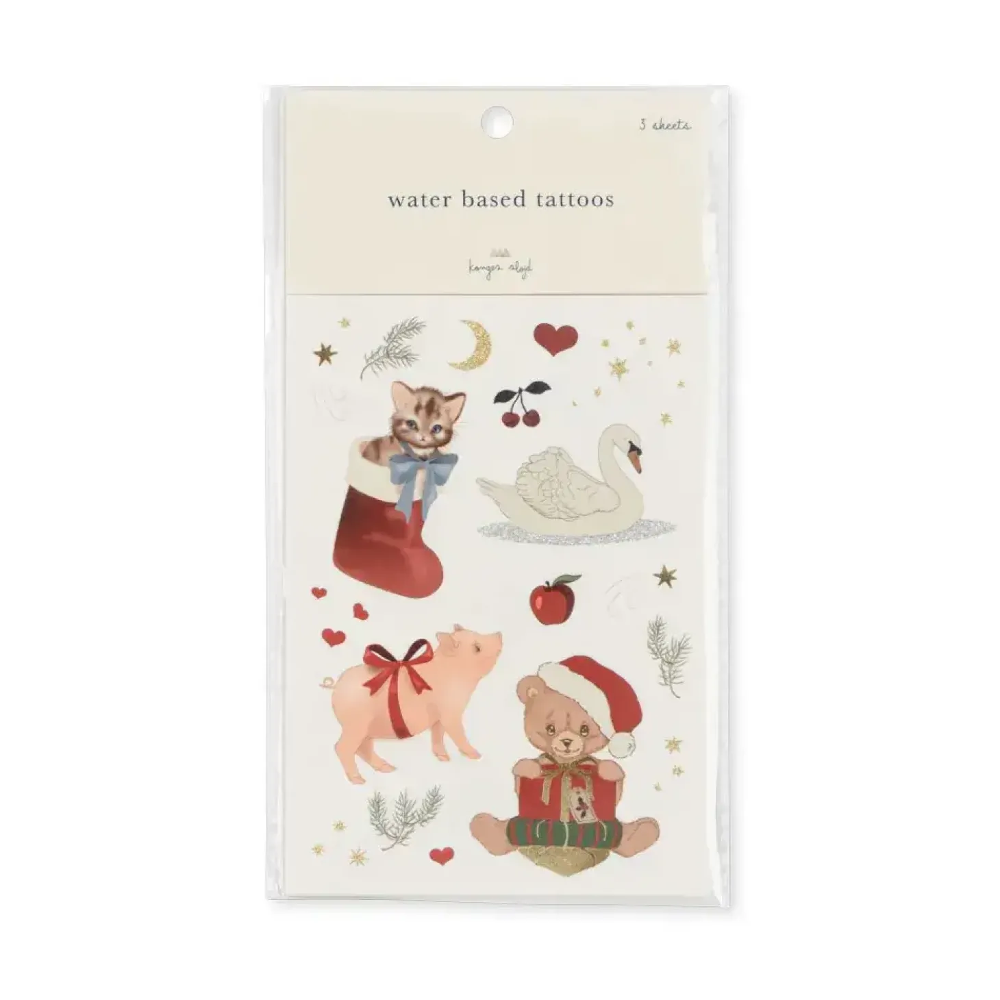 Tatuaże christmas multi - zwierzątka