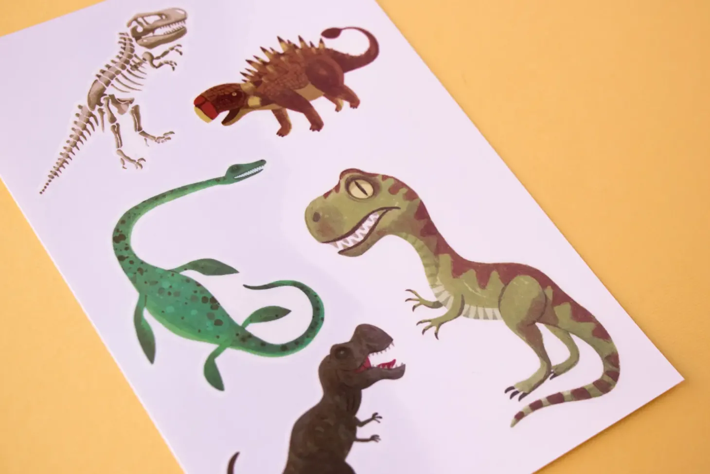Tatuaże dla dzieci, Dinozaury