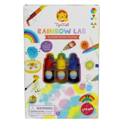 Tęczowe laboratorium - Zabawa Kolorami