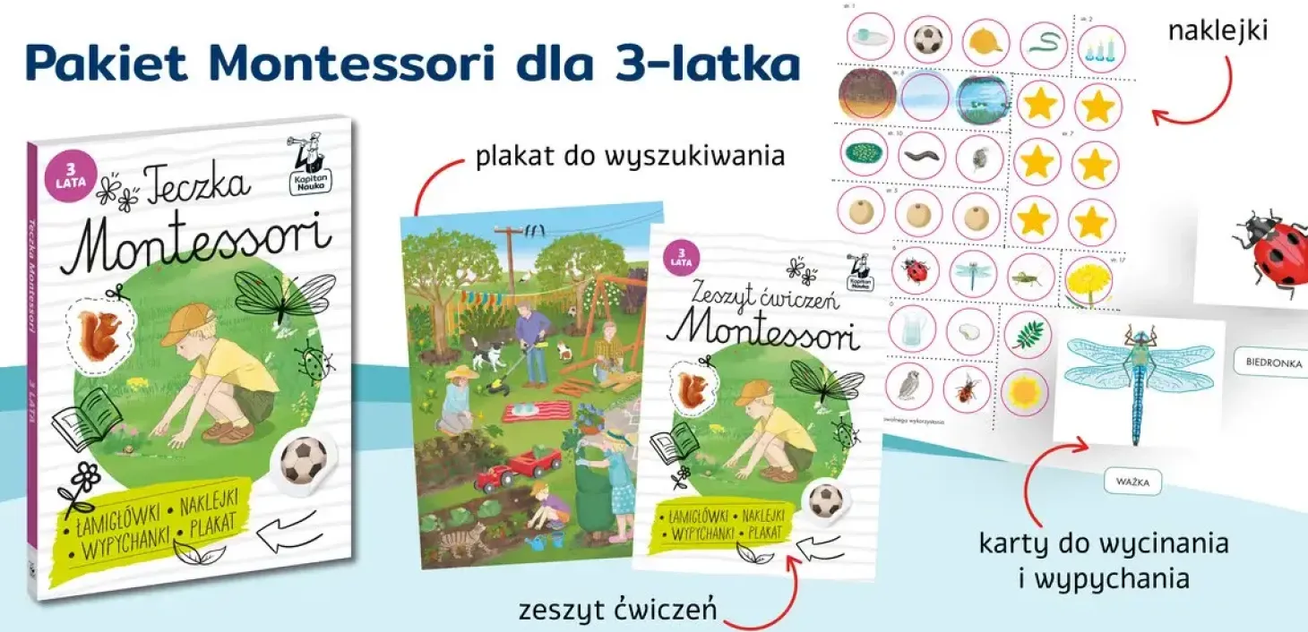 Teczka Montessori. 3 lata