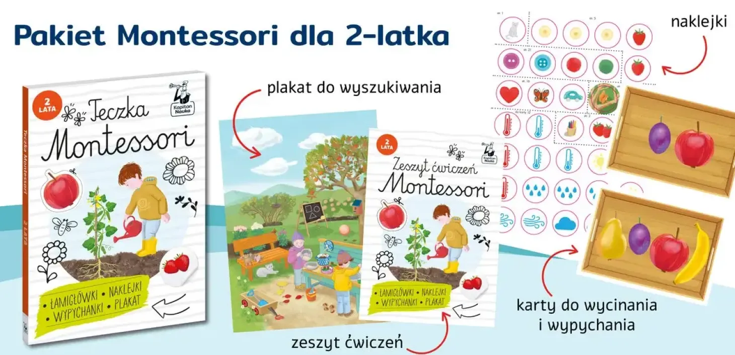 Teczka Montessori. 2 lata