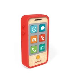 Telefon drewniany z dźwiękami