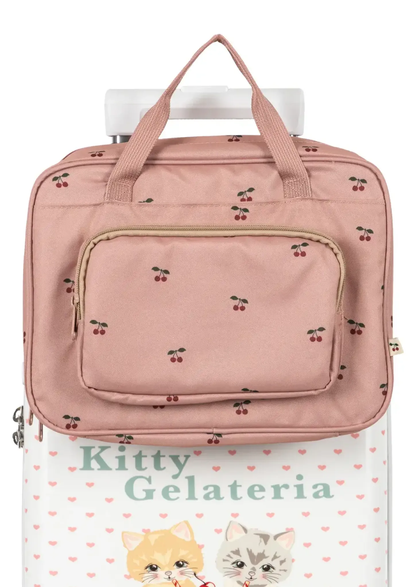 Torba podróżna z artykułami plastycznymi - cherry