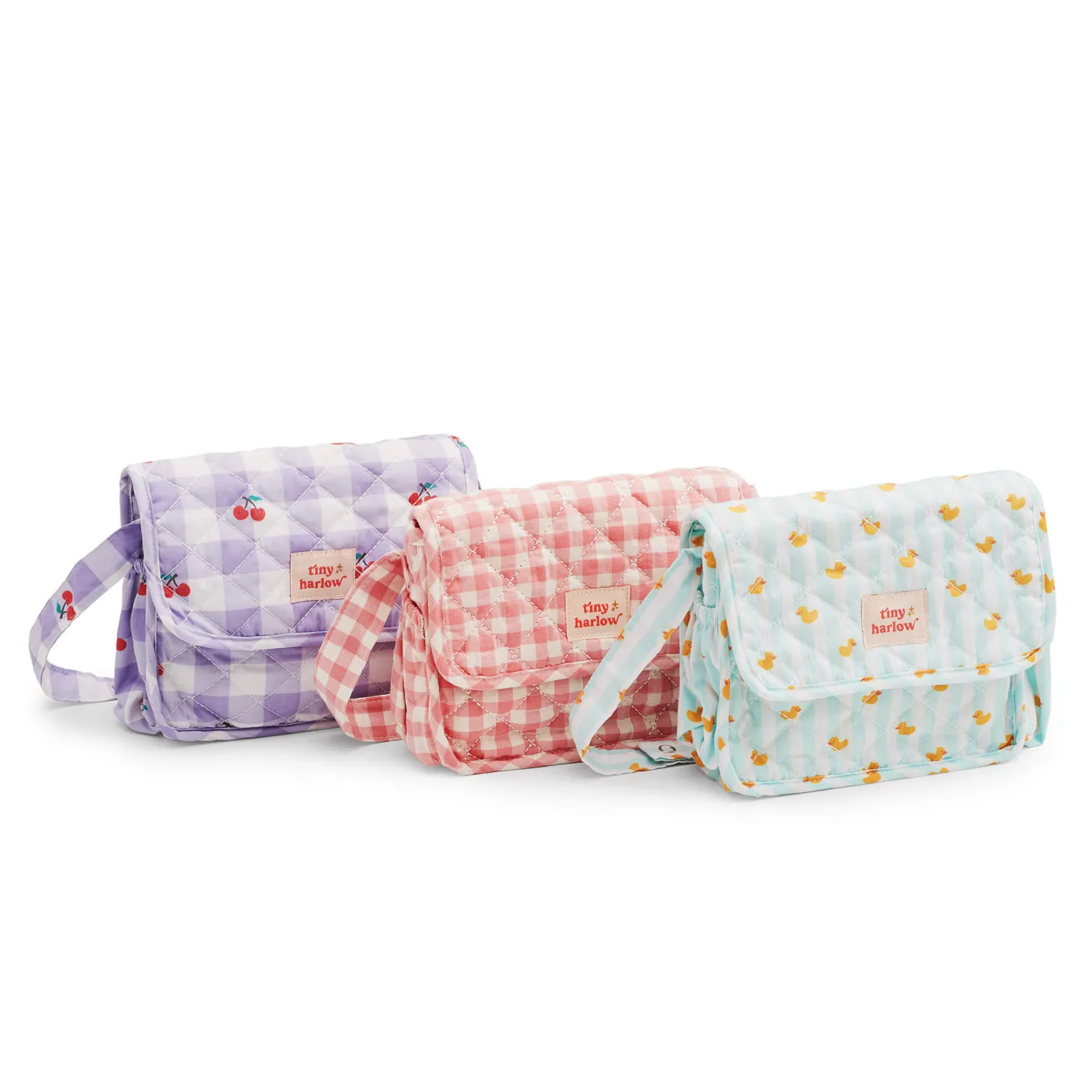 Torba z akcesoriami dla lalek Pink Gingham
