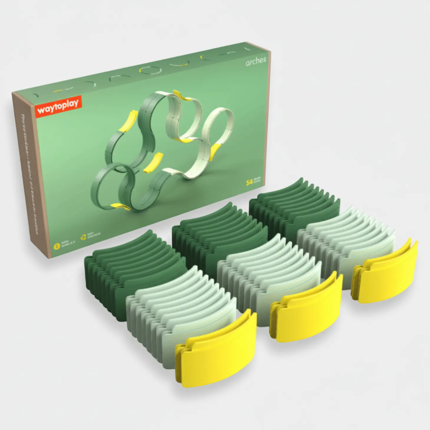 Tory do układania Arches - Builder Set, 54 el.