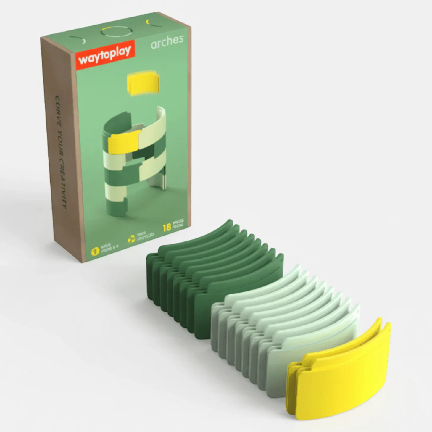 Tory do układania Arches - Starter Set, 18 el.