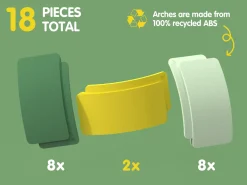 Tory do układania Arches - Starter Set, 18 el.