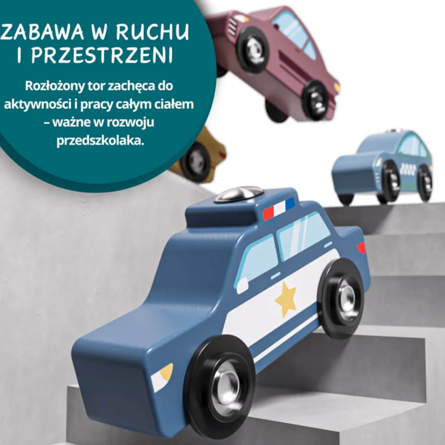Transporter samochodów i tor wyścigowy 2w1, 36m+