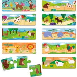 TRIO Montessori - gra-układanka - RODZINY ZWIERZĄT