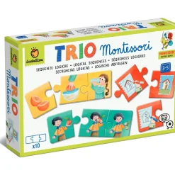 TRIO Montessori - gra-układanka - CIĄGI LOGICZNE