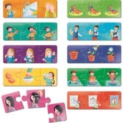 TRIO Montessori - gra-układanka - CIĄGI LOGICZNE