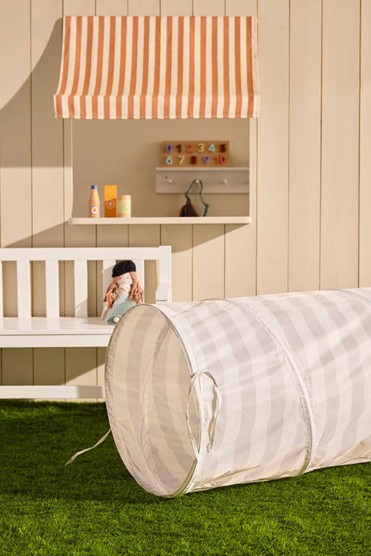 Tunel Star dla dziecka - Stripe Grey