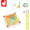 Układanka drewniana Tangram Sensoriel