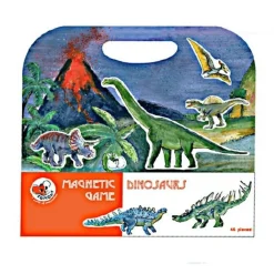 Układanka - gra magnetyczna, Dinozaury