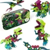 Układanka magnetyczna CLIXO Dinozaury , 36 elementy