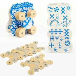 Układanka magnetyczna CLIXO Designer Pack, beżowo-szary
