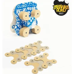 Układanka magnetyczna CLIXO Designer Pack, beżowo-szary