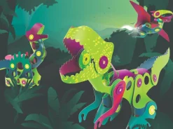 Układanka magnetyczna CLIXO Dinozaury , 22 elementy