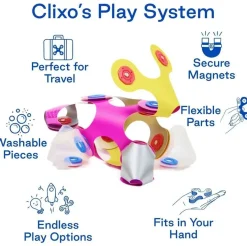 Układanka magnetyczna CLIXO Tiny & Mighty, migocząca biżuteria