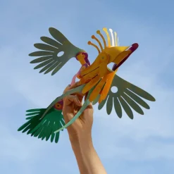 Układanka magnetyczna CLIXO Tropikalne ptaki z lasu deszczowego, 22 elementy