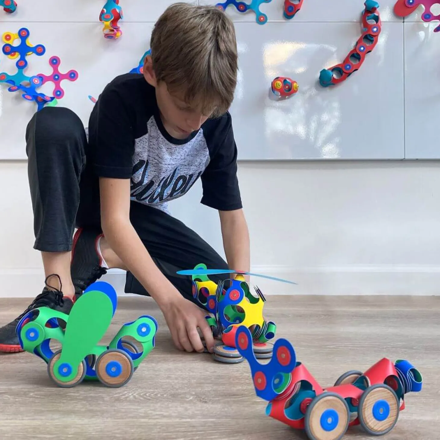 Układanka magnetyczna CLIXO Wheel Creator Pack
