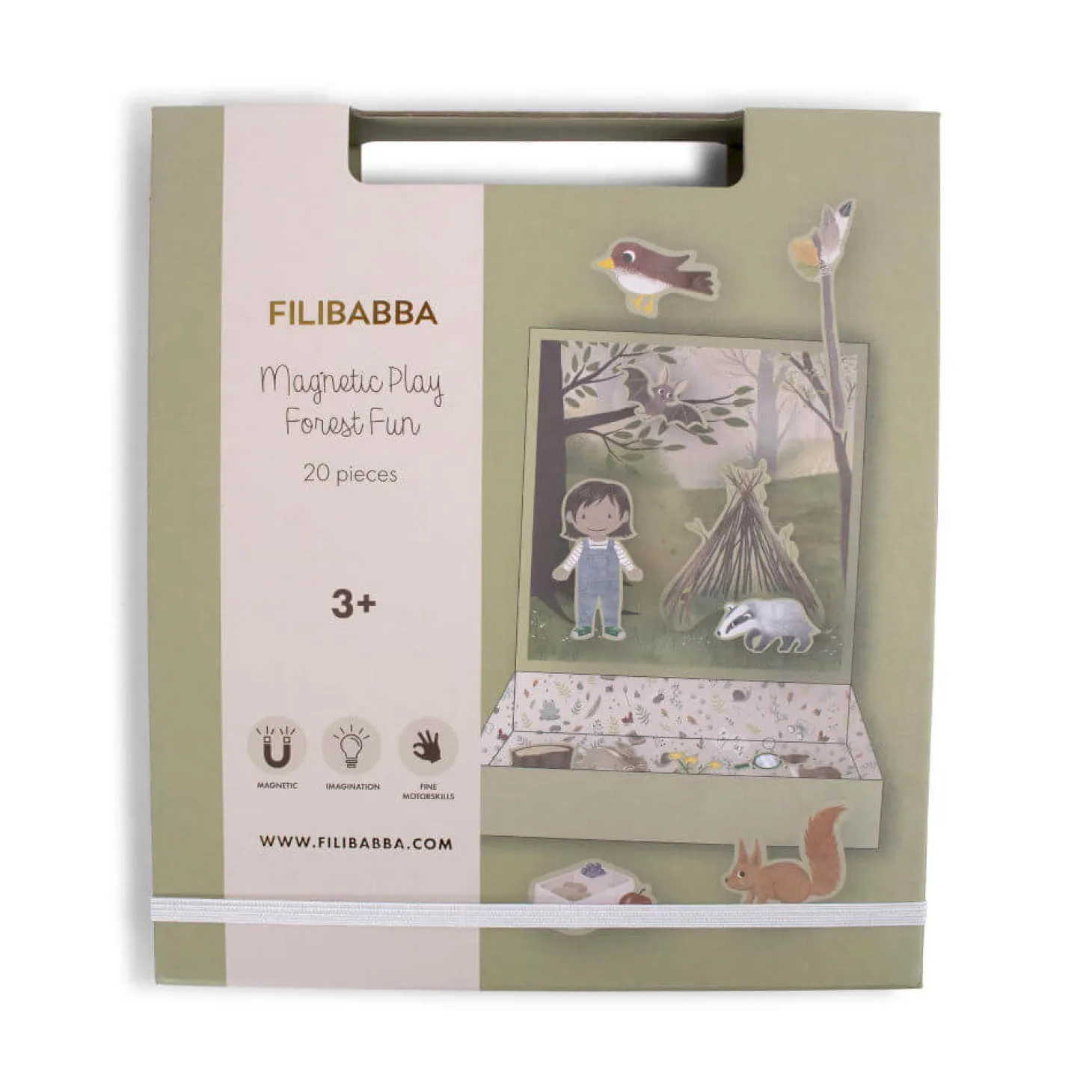 Układanka magnetyczna Forest fun
