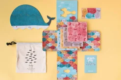Układanka Wieloryb i rybki