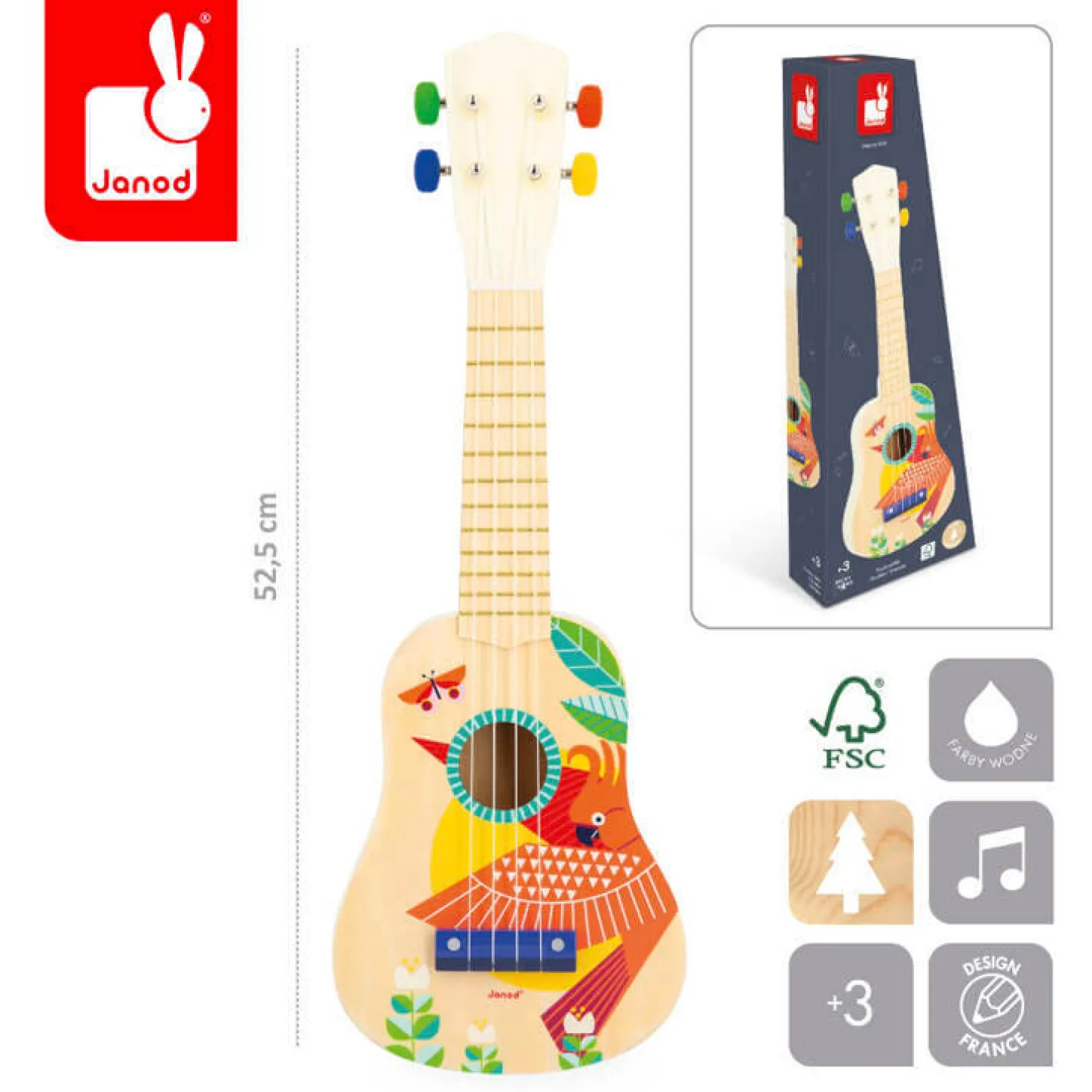 Ukulele Gioia 3+