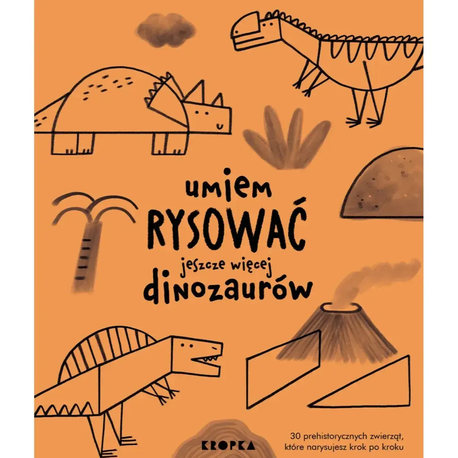 Umiem rysować jeszcze więcej dinozaurów