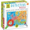 USZKODZONE OPAKOWANIE: DETECTIVE PUZZLE - puzzle, gra detektywistyczna - MAPA EUROPY